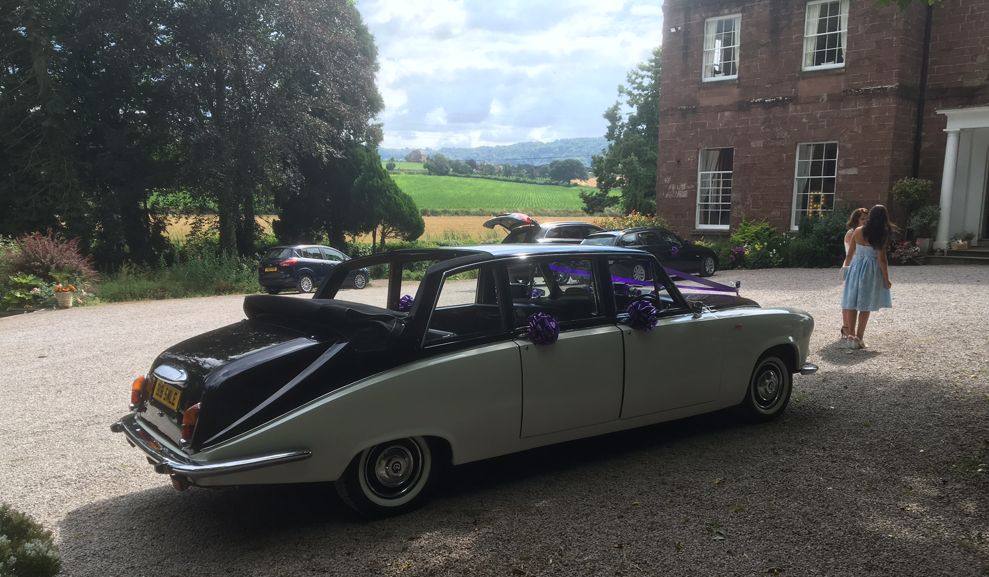 Satin And Lace Wedding Cars
