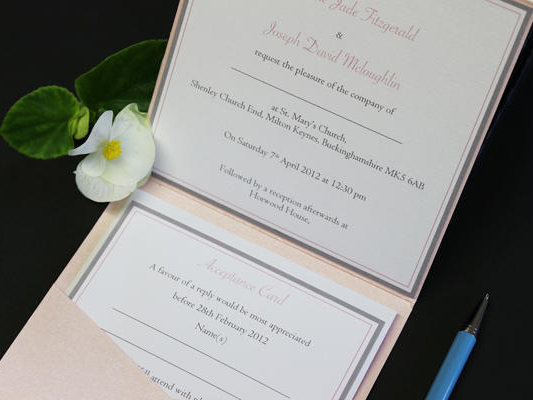 Elegant Wedding Stationery by Michele Blott