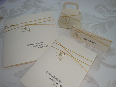 Sapphire Wedding Cards Handcrafted Stationery
