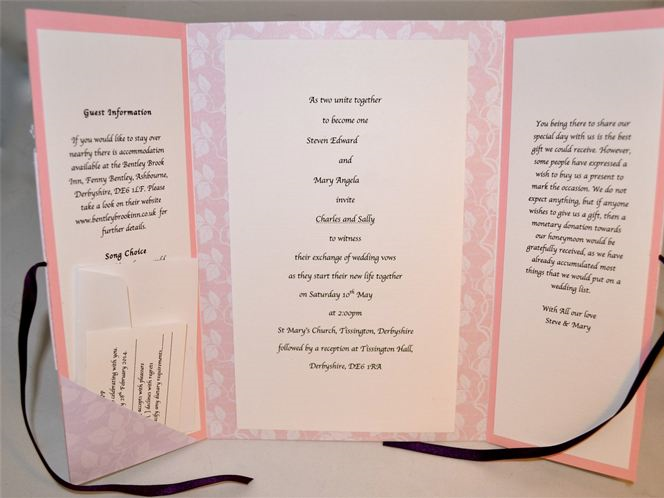 Diamond Butterfly Bespoke Wedding Stationary