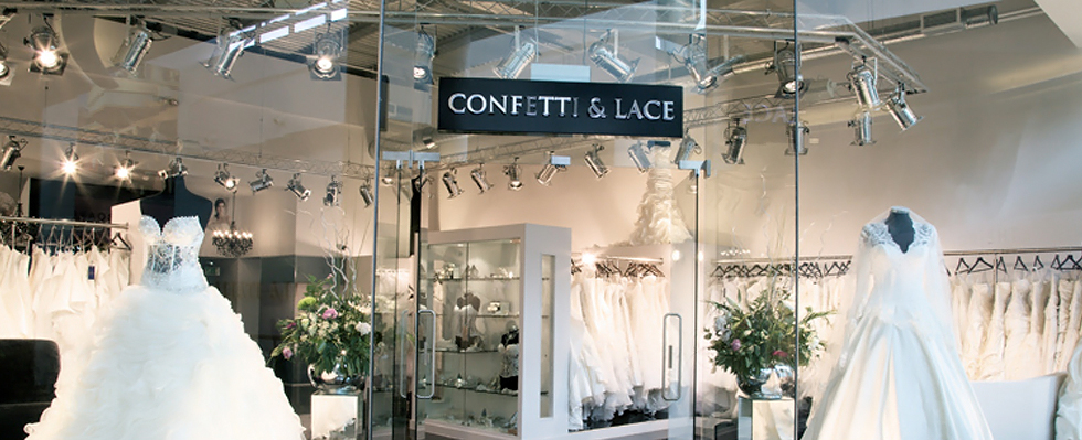 Confetti & store lace bridal boutique