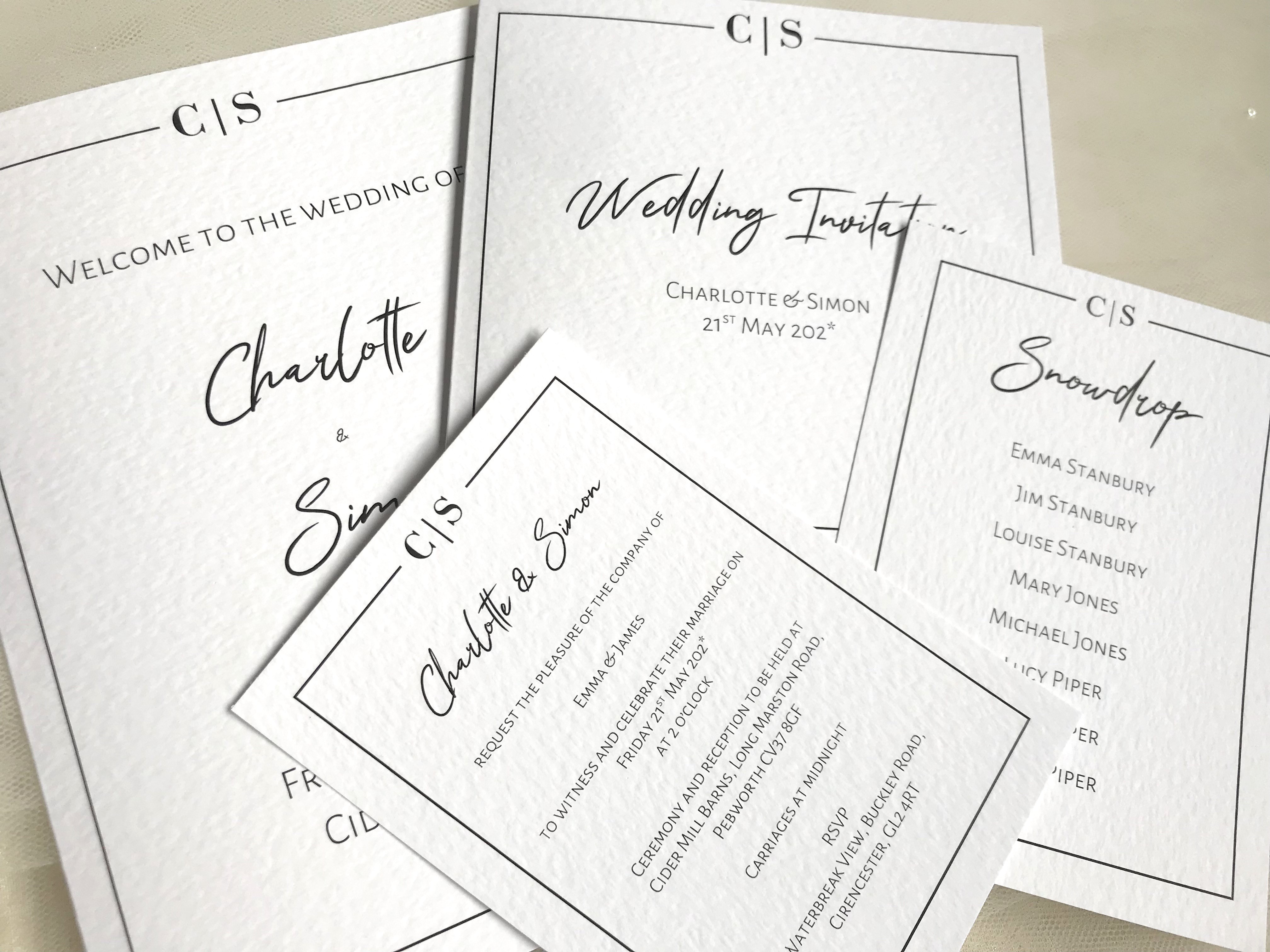 Daisy Chain Invites SupplierHero Wedding Invitations